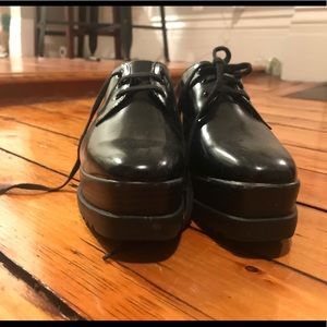 Charles and Keith Oxford Platform Shoes